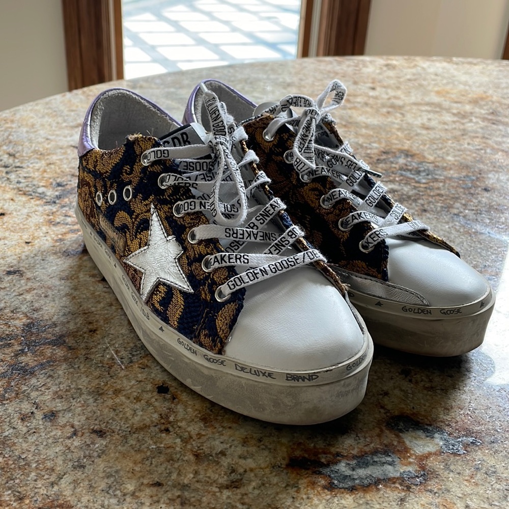 Golden Goose brocade Hi star sneaker size 37